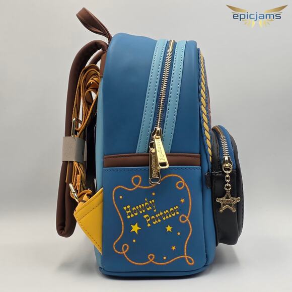 Loungefly Disney Pixar Toy Story Woody’s Roundup Lenticular Mini Backpack Set - Picture 6 of 9